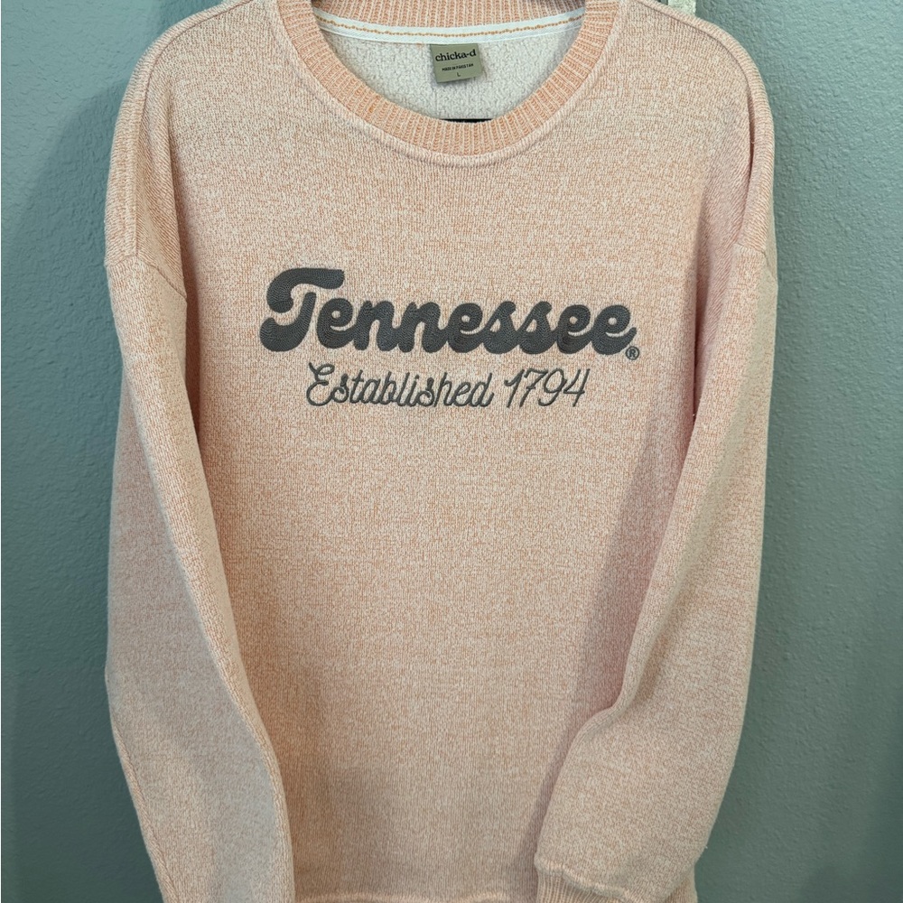Light Orange Tennessee Crewneck Sweatshirt